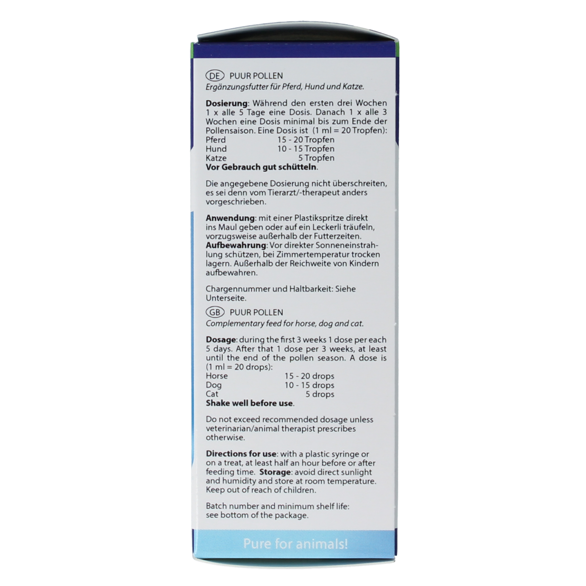 Puur Pollen 50.00 Milliliter