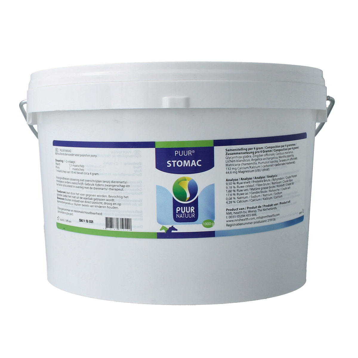 Puur Stomac paard en pony 1.00 Kilogram