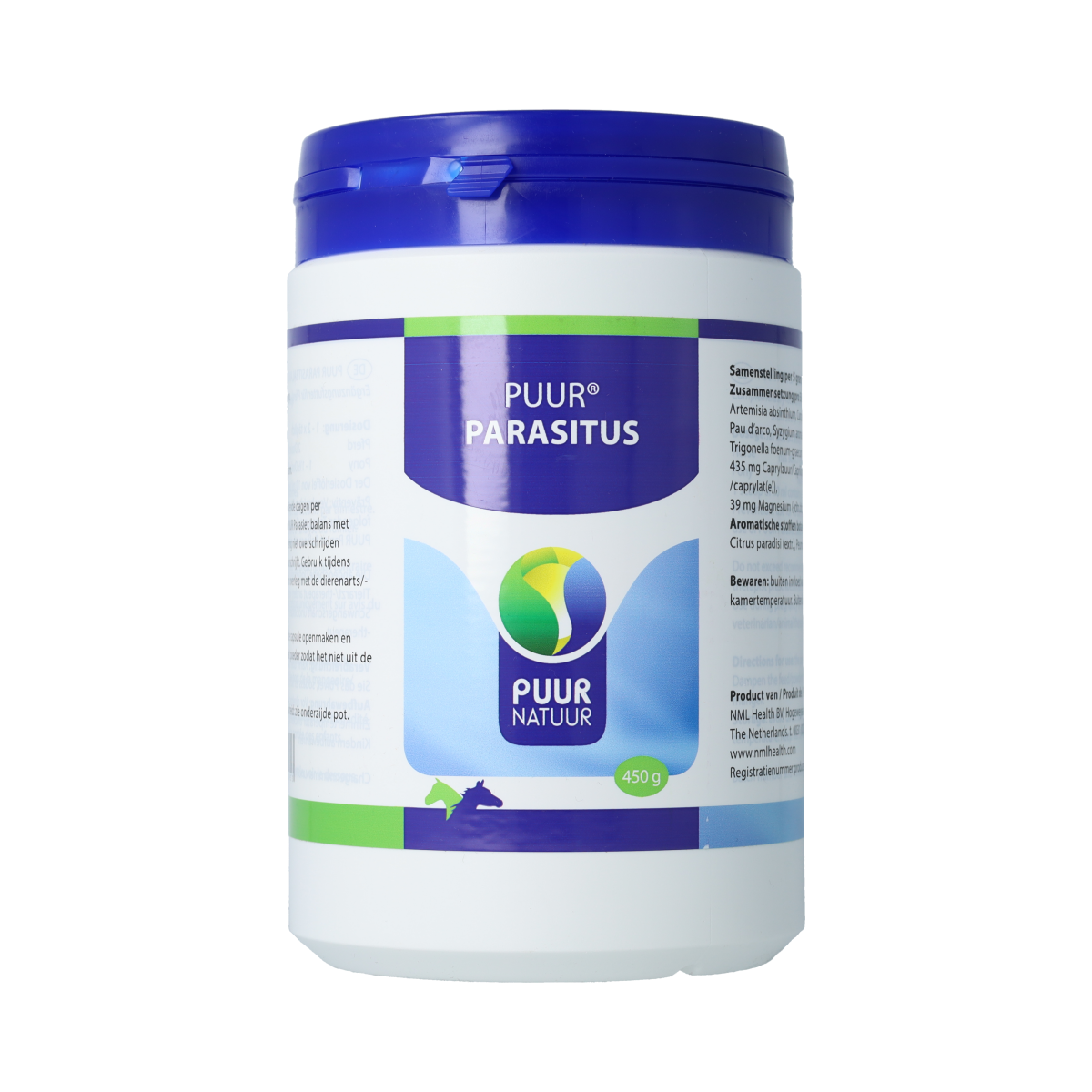 Puur Parasitus  paard & pony 450.00 Gram