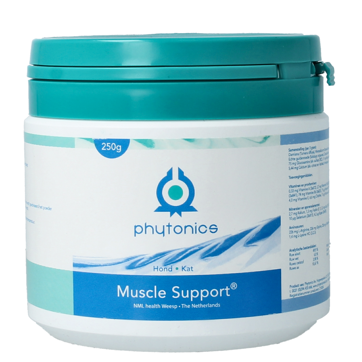 Phytonics Muscle support hond en kat 250.00 Gram