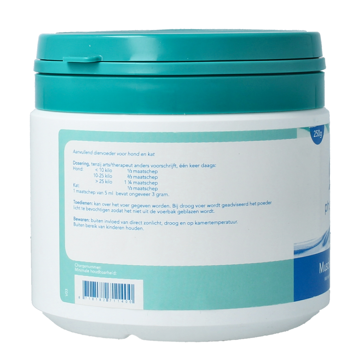 Phytonics Muscle support hond en kat 250.00 Gram