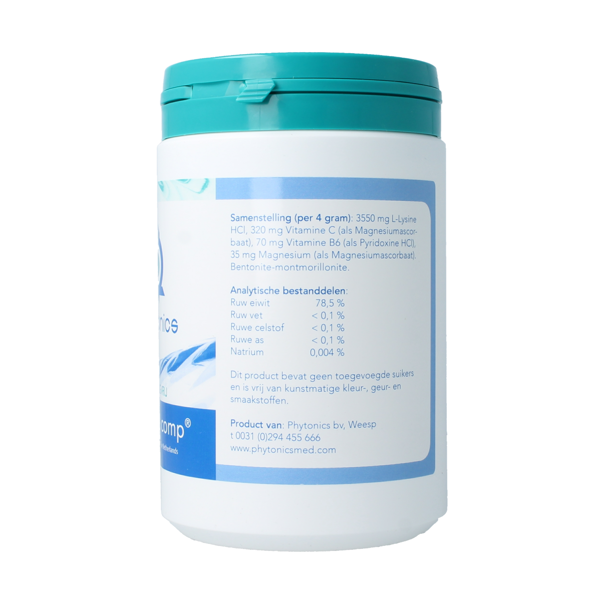 Phytonics L-lysine comp paard en pony 500.00 Gram