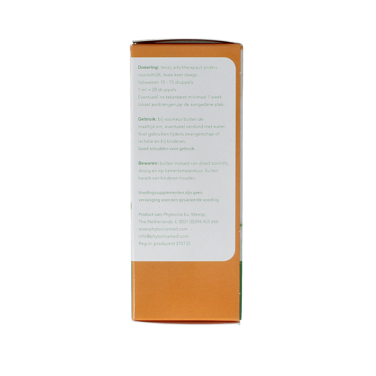 Phytonics Tick borne humaan 50.00 Milliliter