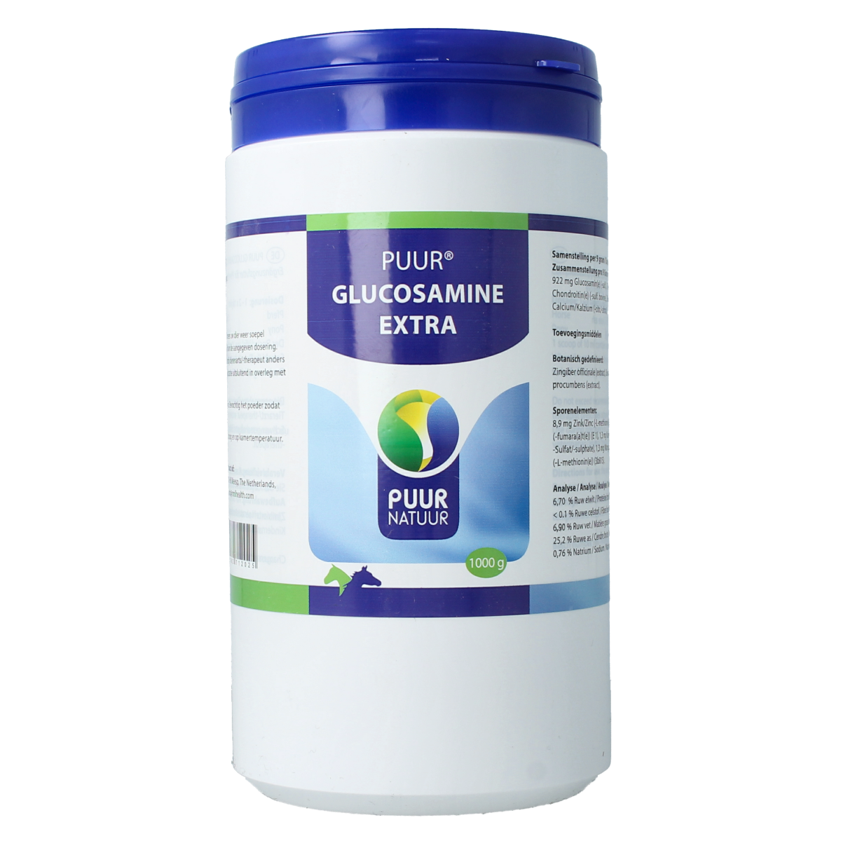 Puur Glucosamine extra paard pony 1.00 Kilogram