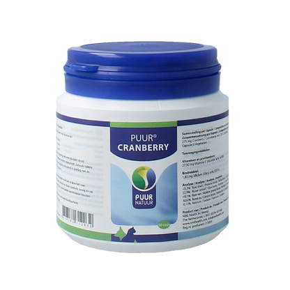 Puur Cranberry hond kat 90.00 Capsules