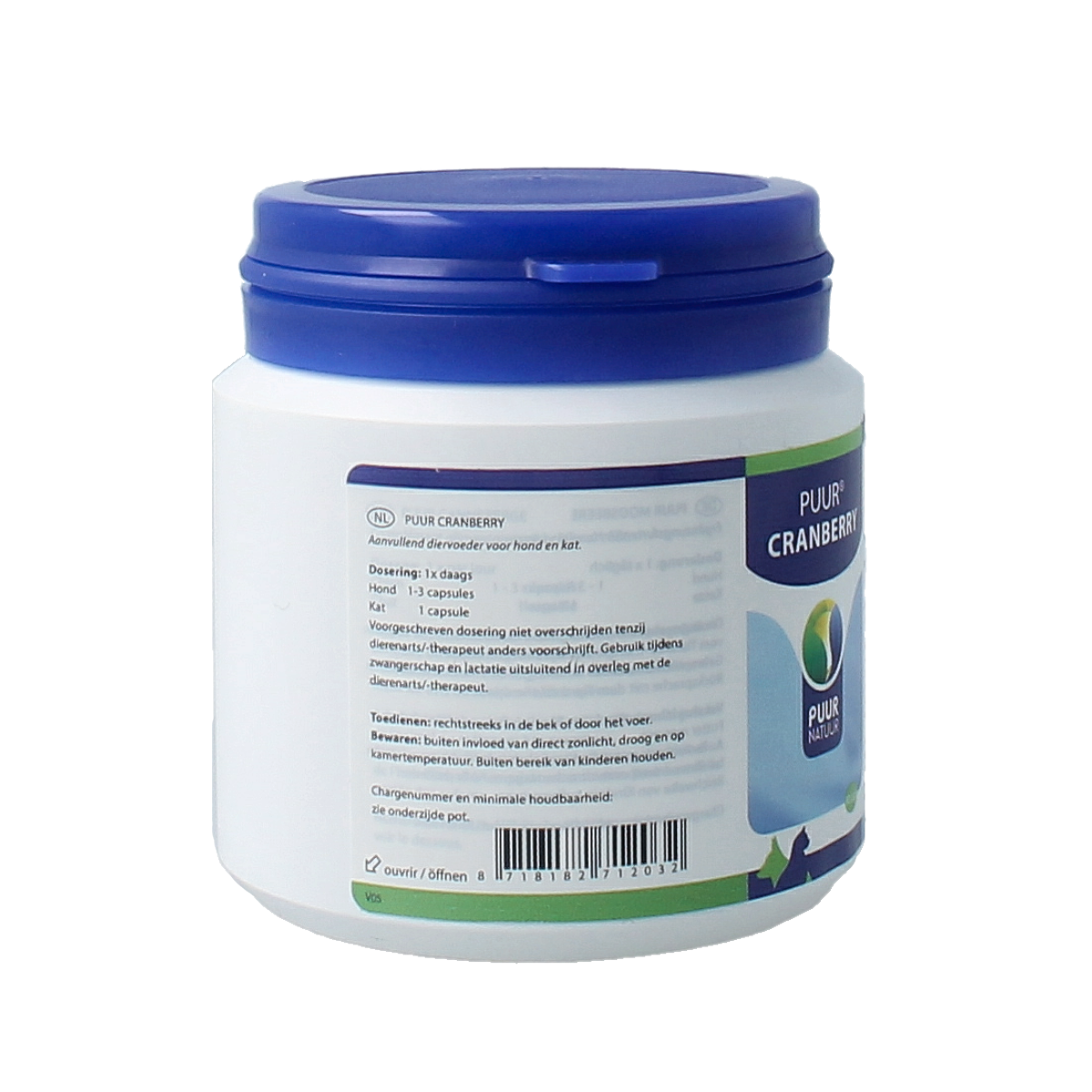 Puur Cranberry hond kat 90.00 Capsules