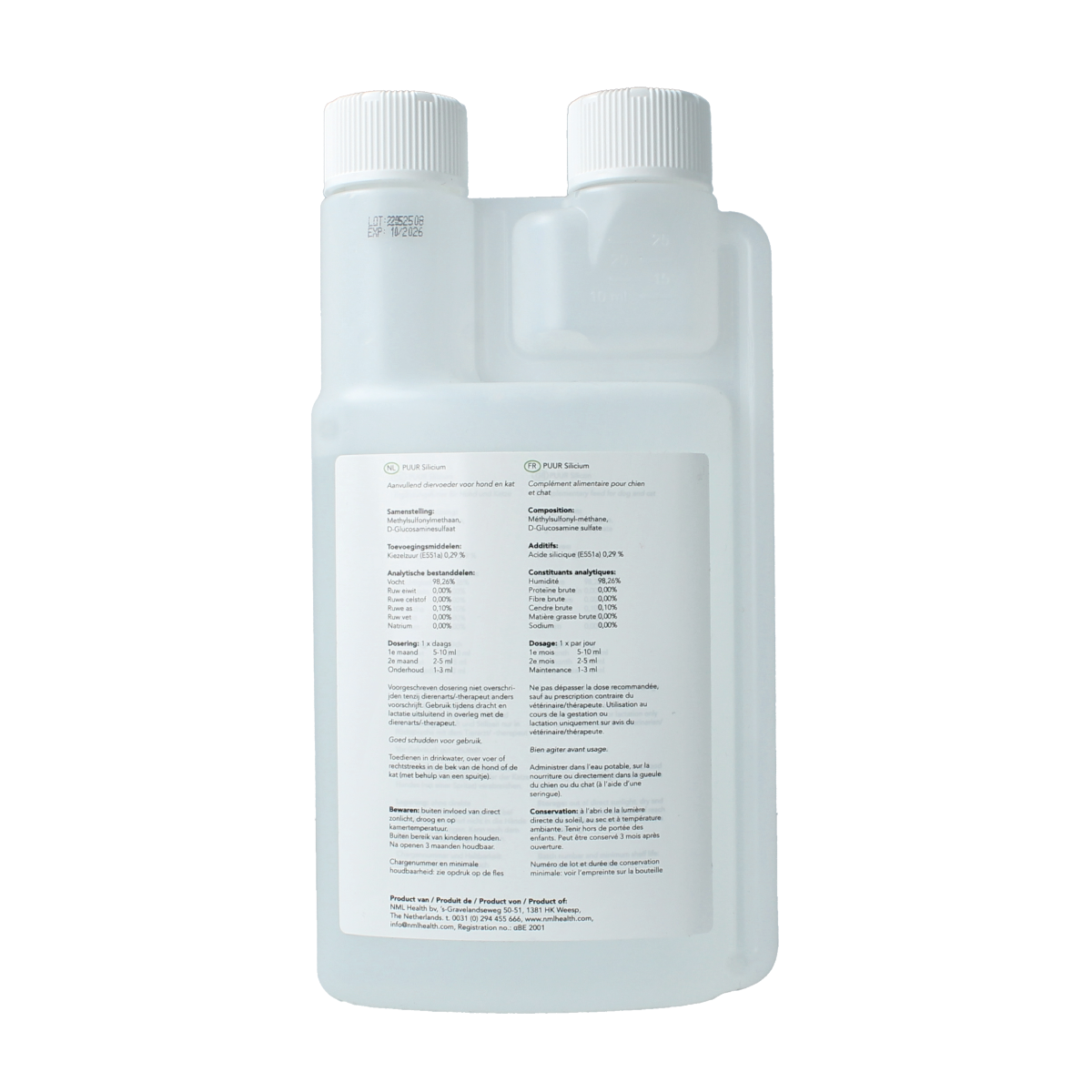 Puur Silicium hond en kat 500.00 Milliliter