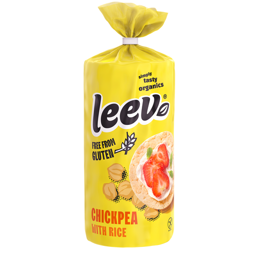 Leev Kikkererwten wafels glutenvrij bio 100.00 Gram