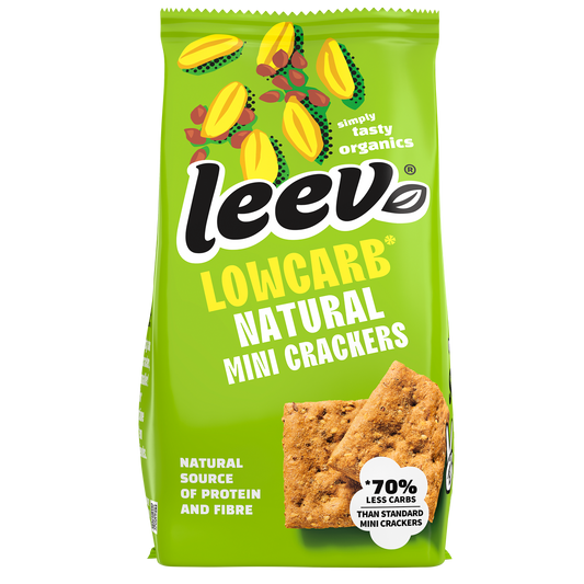 Leev Lowcarb mini crackers natural bio 85 Gram