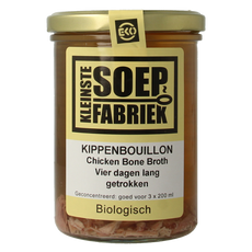 Kleinstesoepfabriek Kippenbouillon bio 400.00 Milliliter