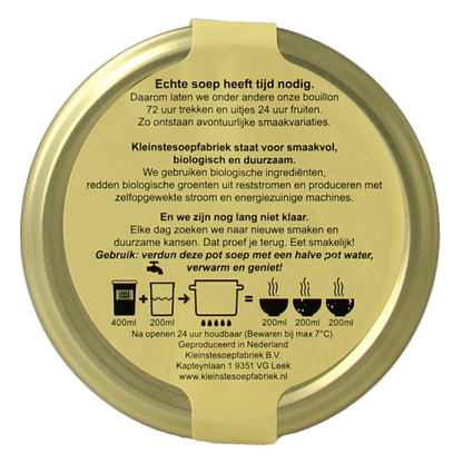 Kleinstesoepfabriek Kippenbouillon bio 400.00 Milliliter