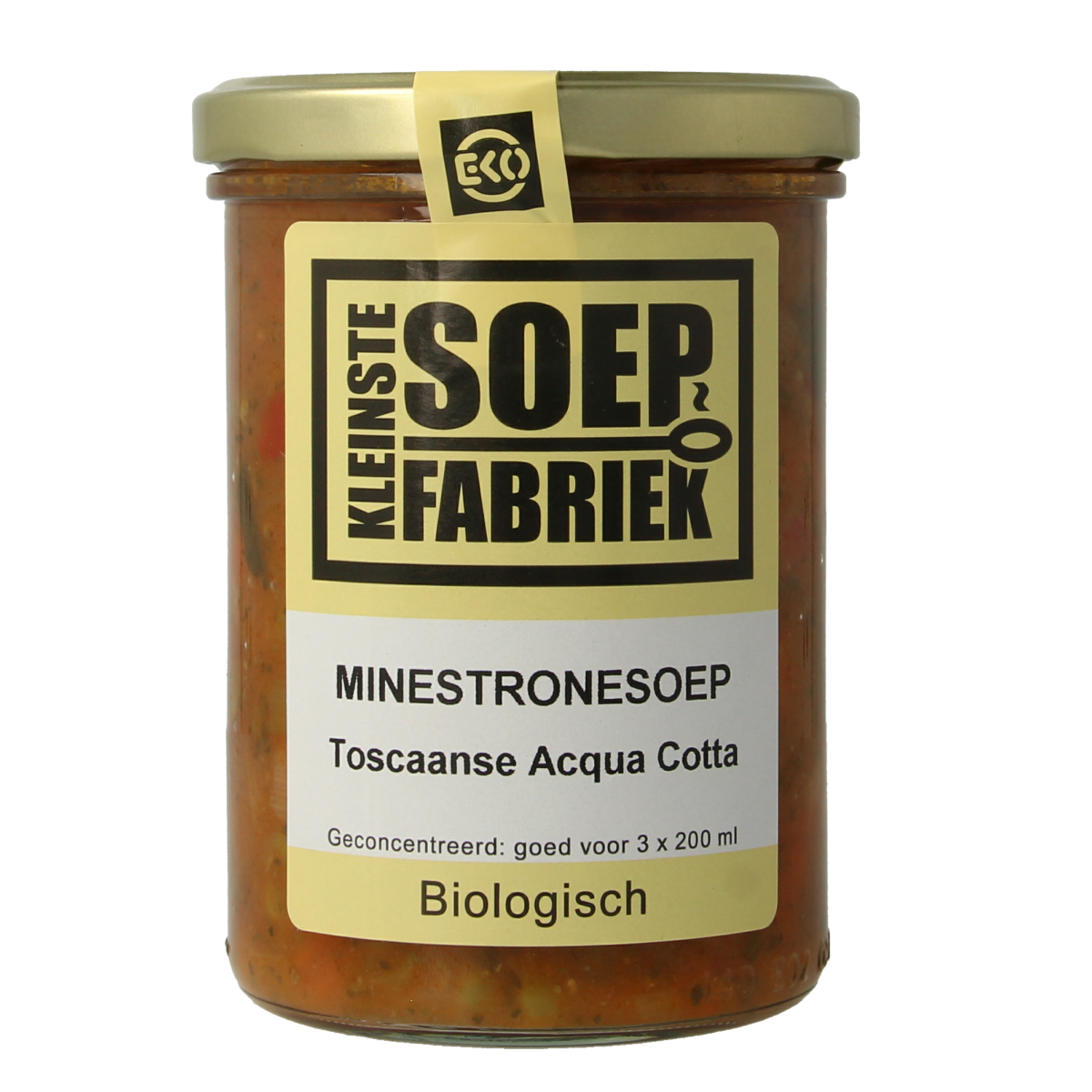 Kleinstesoepfabriek Acqua cotta Toscaanse minestronesoep bio 400.00 Milliliter