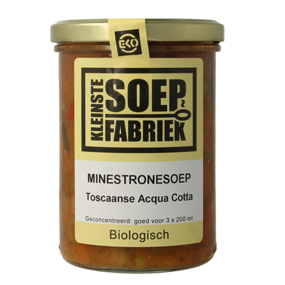 Kleinstesoepfabriek Acqua cotta Toscaanse minestronesoep bio 400.00 Milliliter