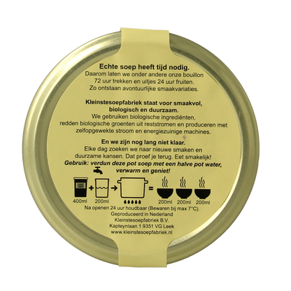 Kleinstesoepfabriek Pure tomatensoep bio 400.00 Milliliter