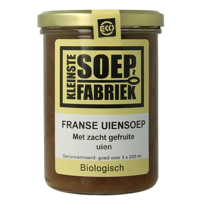 Kleinstesoepfabriek Franse uiensoep vegetarisch bio 400.00 Milliliter
