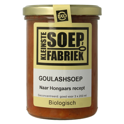Kleinstesoepfabriek Goulash soep bio 400.00 Milliliter