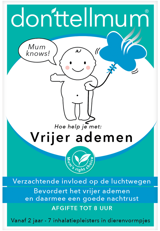Donttellmum Inhalatiepleister vrijer ademen 7 Stuks
