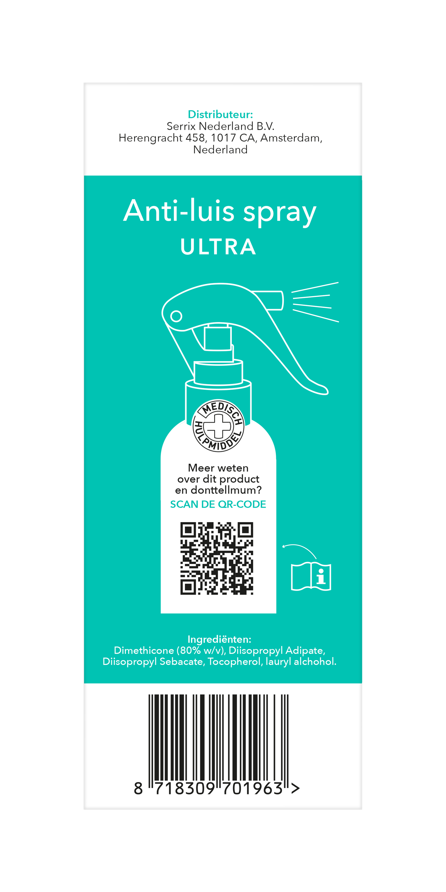 Donttellmum Anti luis spray ultra 120 Milliliter