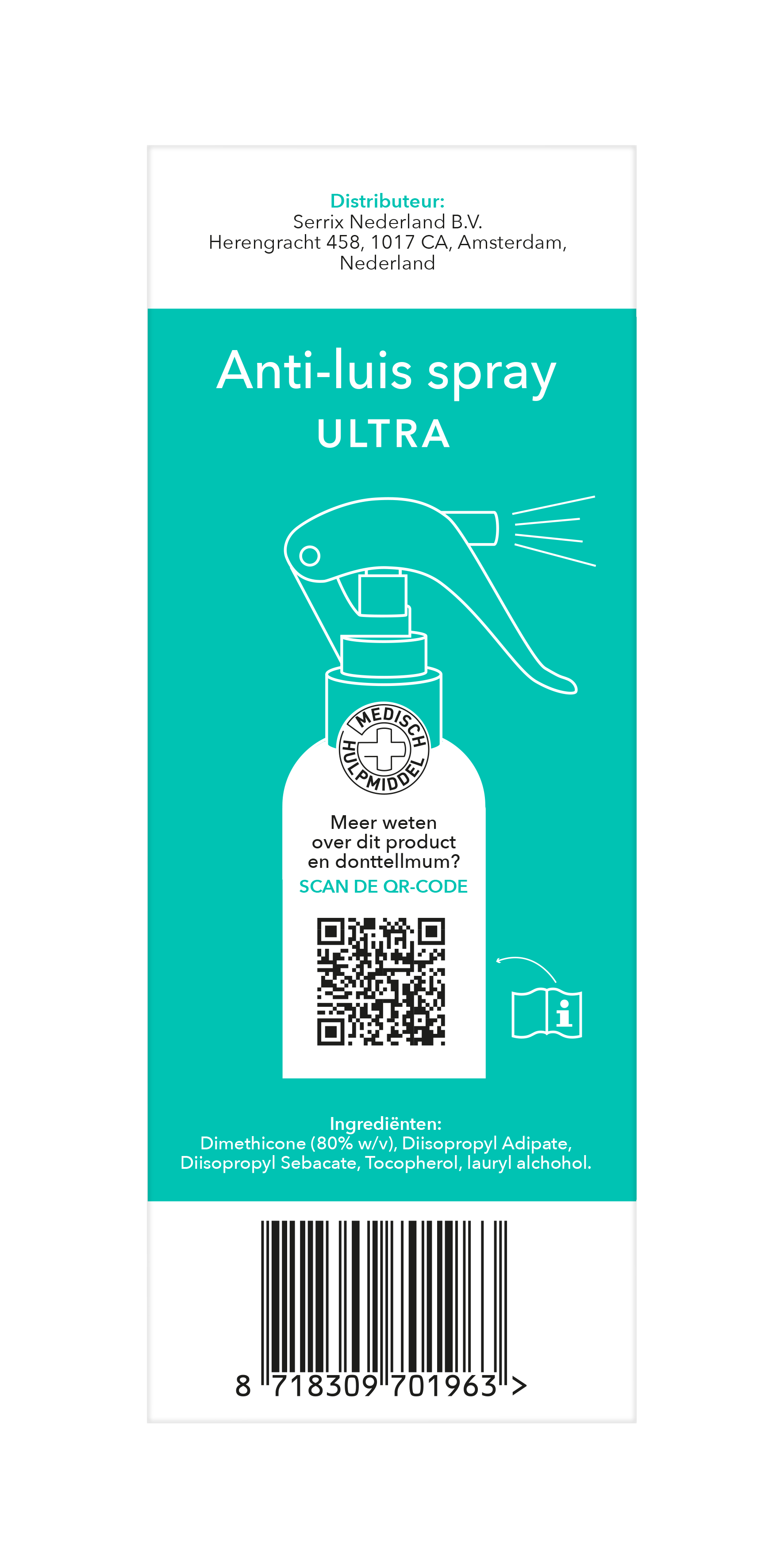 Donttellmum Anti luis spray ultra 120 Milliliter