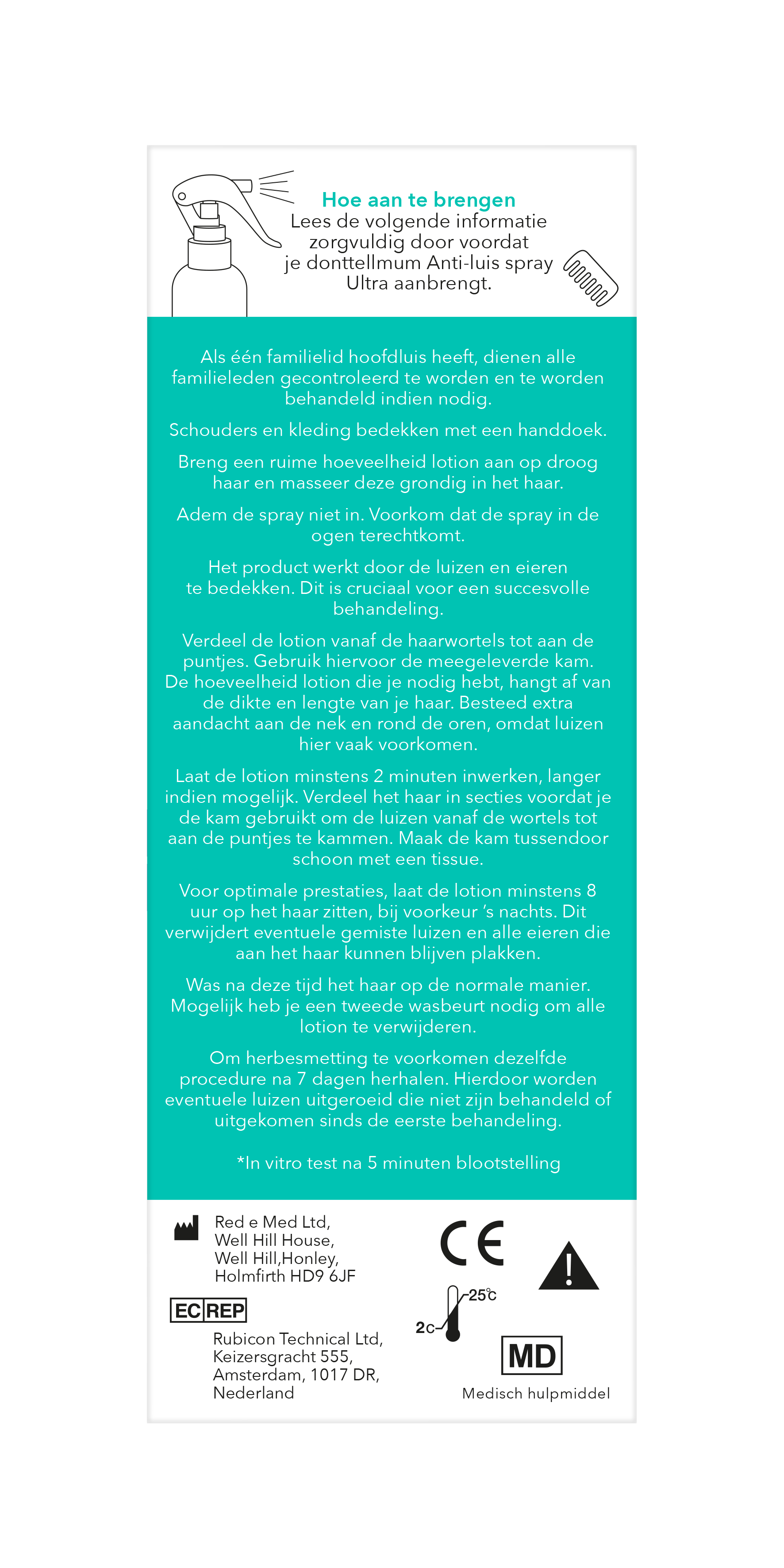 Donttellmum Anti luis spray ultra 120 Milliliter