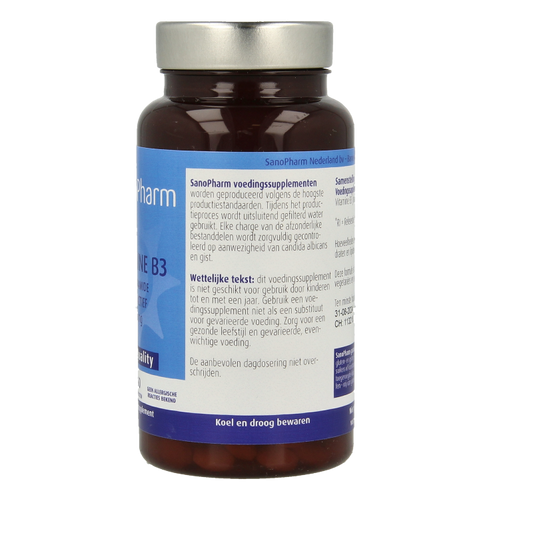SanoPharm Vitamine B3 niacinamide 50mg 60 Tabletten