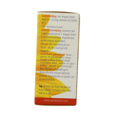 SanoPharm Vitamine D3 1000IE Emulsan 10.00 Milliliter