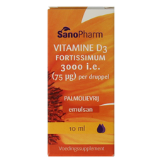 SanoPharm Vitamine D3 fortissimum Emulsan 10.00 Milliliter
