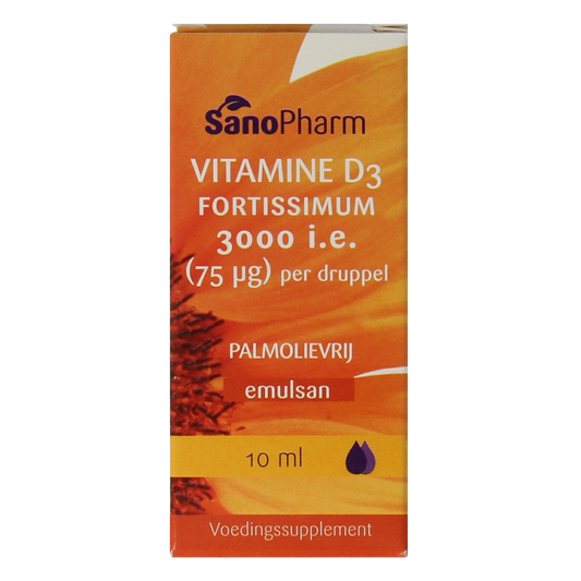 SanoPharm Vitamine D3 fortissimum Emulsan 10.00 Milliliter