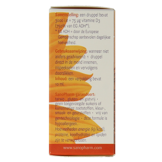 SanoPharm Vitamine D3 fortissimum Emulsan 10.00 Milliliter