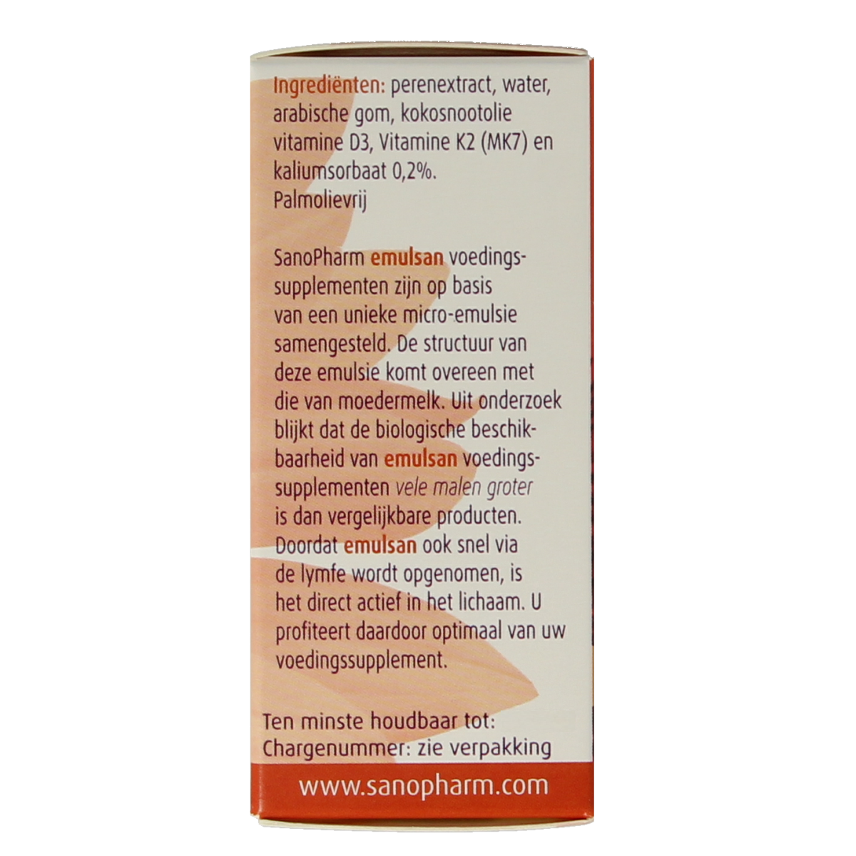 SanoPharm Vitamine K2 D3 emulsan 10.00 Milliliter