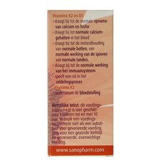 SanoPharm Vitamine K2 D3 emulsan 10.00 Milliliter