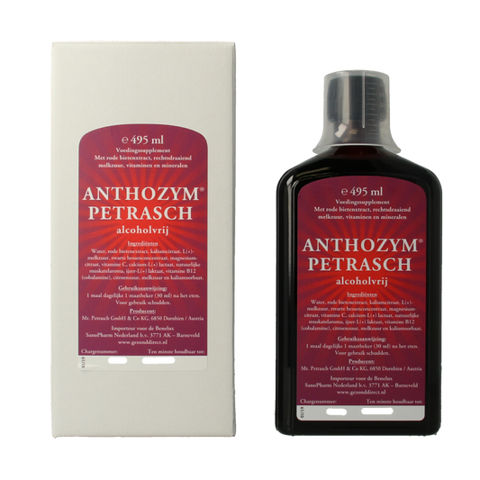 Petrasch Anthozym alcoholvrij 495 Milliliter