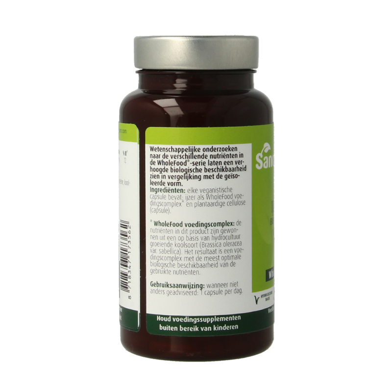 SanoPharm IJzer 10mg wholefood 30 Capsules