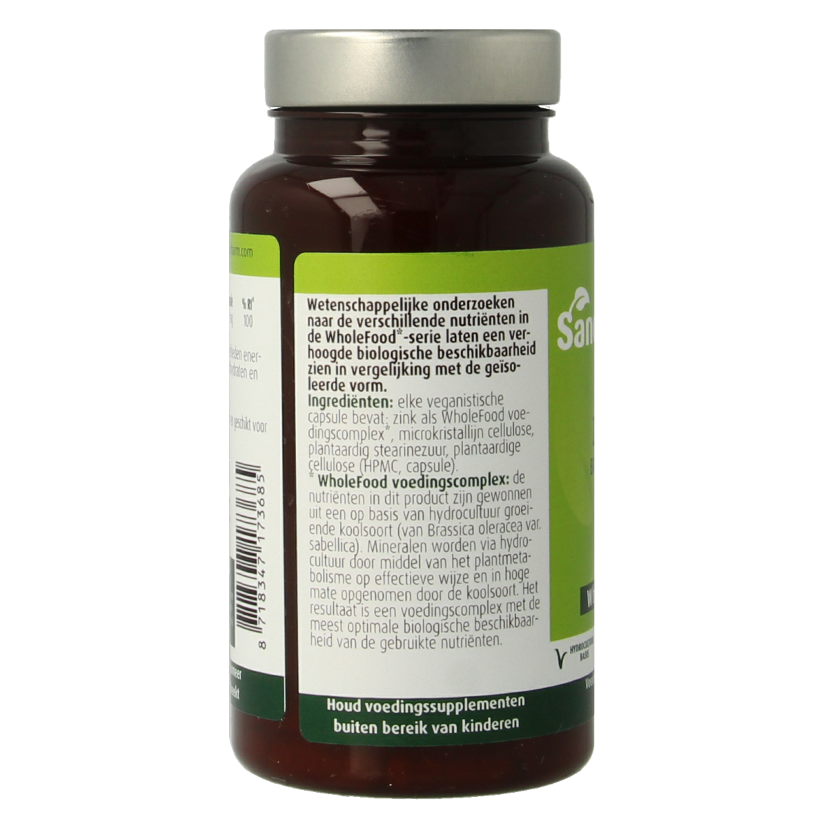 SanoPharm Zink  wholefood 30.00 Capsules