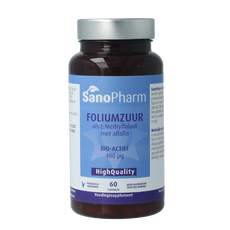 SanoPharm Foliumzuur met alfalfa high quiality 60 Capsules