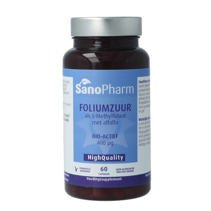 SanoPharm Foliumzuur met alfalfa high quiality 60.00 Capsules
