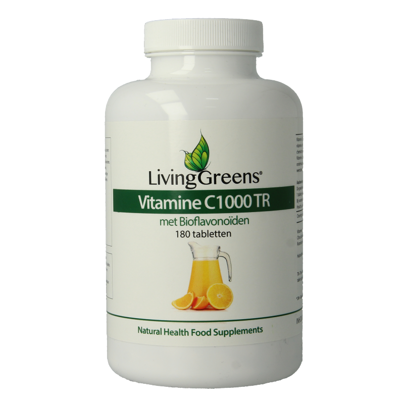 Livinggreens Vitamine C 1000mg TR 180 Tabletten