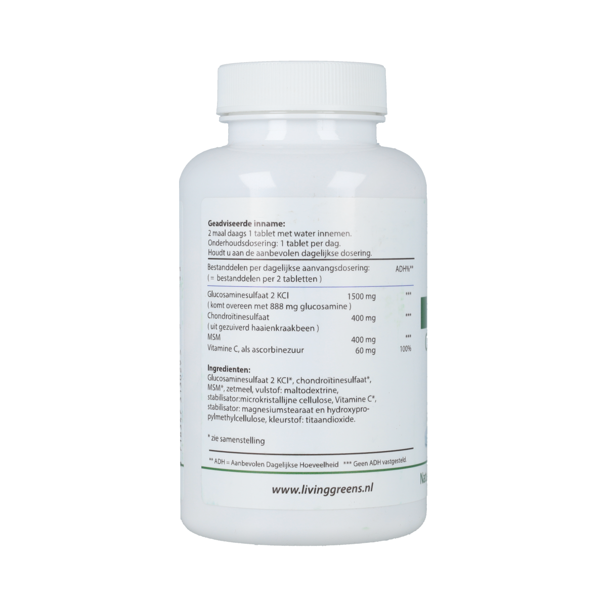 Livinggreens Glucosamine chondroitine MSM 120.00 Tabletten
