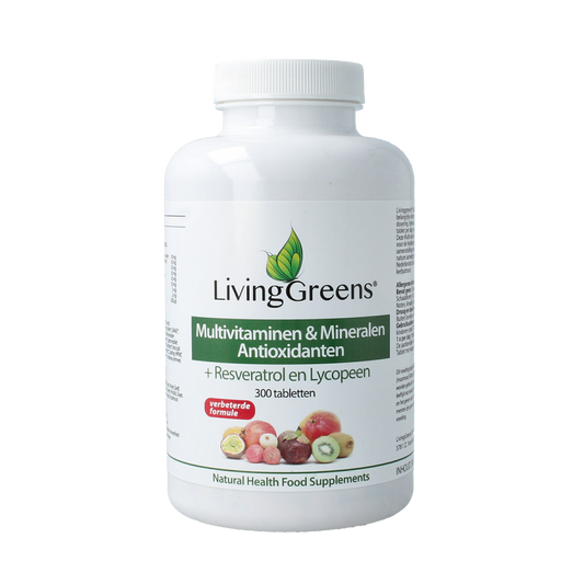 Livinggreens Multi vitaminen & mineralen antioxidant 300.00 Tabletten
