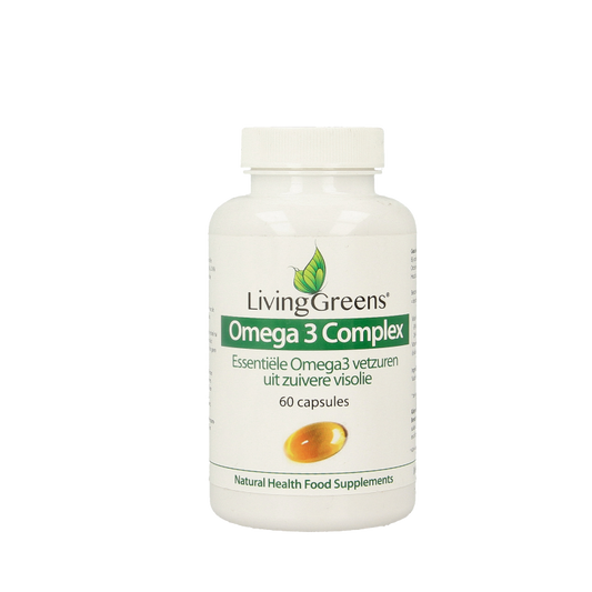 Livinggreens Omega 3 visolie complex 60 Capsules