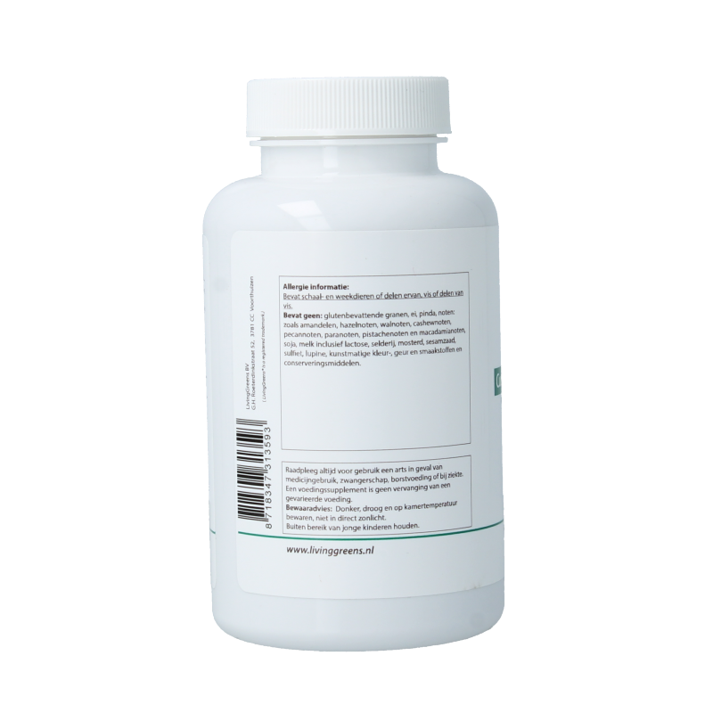 Livinggreens Curcuma & collageen complex 120 Tabletten