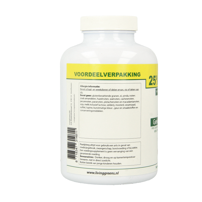 Livinggreens Gewrichten formule curcuma & collageen complex 300 Tabletten
