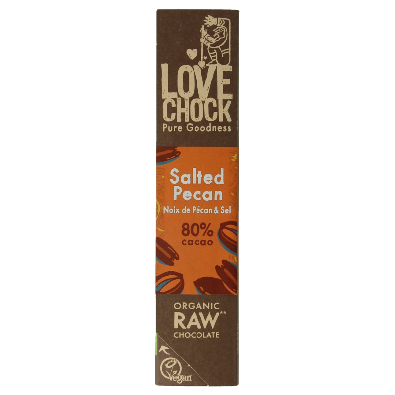 Lovechock Salted pecan bio 40 Gram