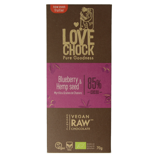 Lovechock Blueberry hempseed bio 70 Gram