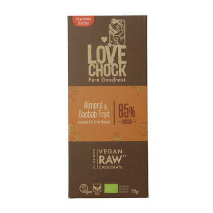 Lovechock Almond baobab bio 70.00 Gram