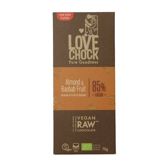 Lovechock Almond baobab bio 70 Gram