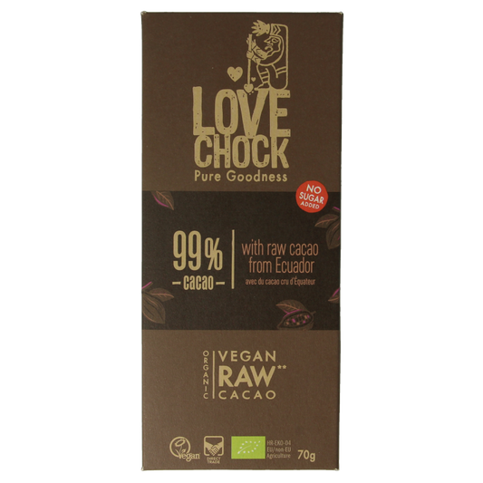 Lovechock Extreme dark 99% pure bio 70 Gram