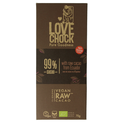 Lovechock Extreme dark 99% pure bio 70.00 Gram