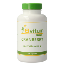 Elvitum  Cranberry + 60mg vitamine C 150.00 Vegetarische capsules