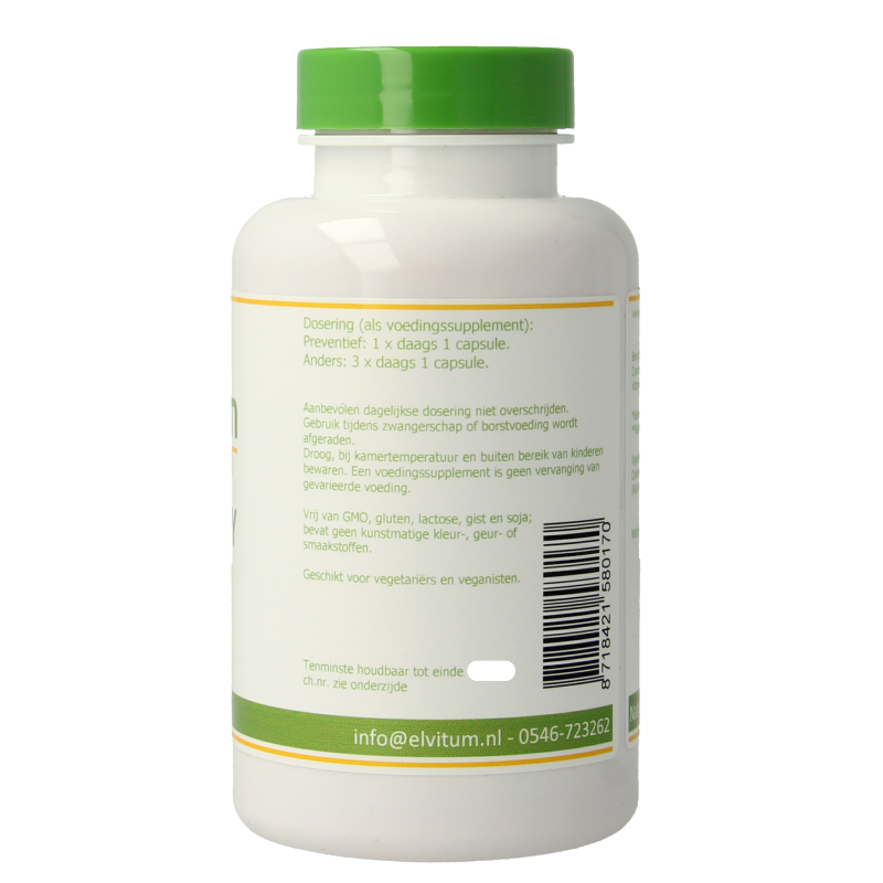 Elvitum  Cranberry + 60mg vitamine C 150 Vegetarische capsules